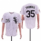 White Sox 35 Frank Thomas White 2005 World Series Cooperstown Collection Jersey Sguo,baseball caps,new era cap wholesale,wholesale hats